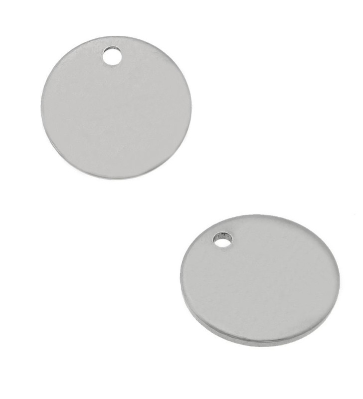 Nerezové závěsné přívěsky Kolečka - 1Ks+B