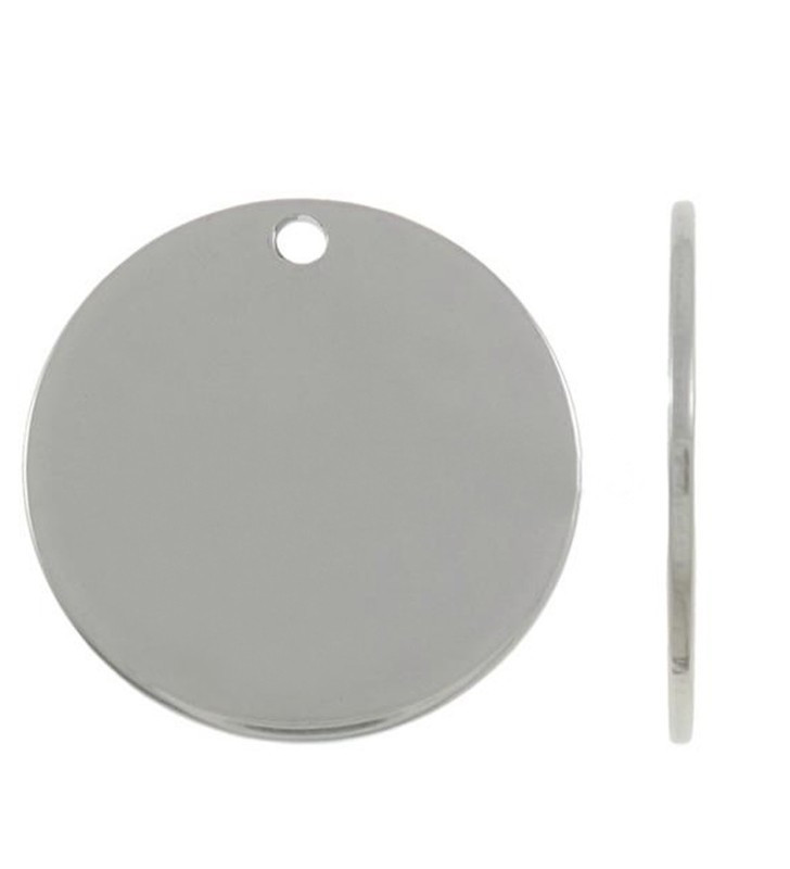 Ocelový přívěsek  30x30x1mm - 1Ks+