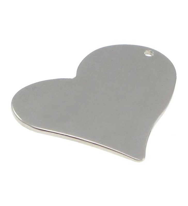 Přívěsek srdce 27x25x1mm - 1Ks