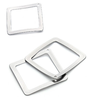 Ocelový Přívěsek 37mm -1ks