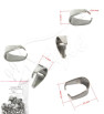 Stainless Steel Pinch Bails