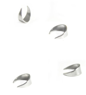 Ocelové šlupny 6x3mm - 1Ks