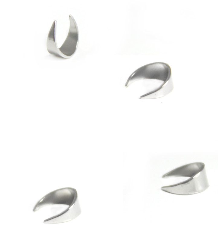 Ocelové šlupny 6x3mm - 1Ks