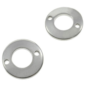 Ocelový konektor kolečko 13x1mm-6mm - 1ks