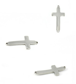 Stainless Steel Cross Connector 30x14mm 1Pc