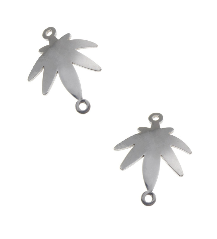 Nerezový Konektor list 28x21,5mm - 1ks