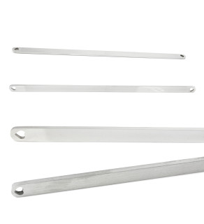 Stainless steel connector 162x4mm - 1Pc