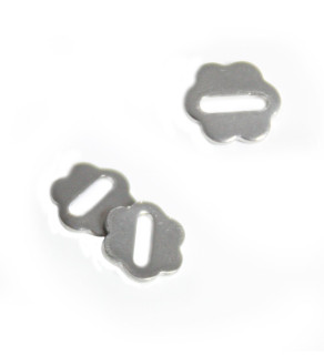 Ocelové mezikusy 6,5x6x1mm - 1ks+B