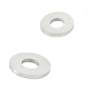 Stainless steel polished ring 17mm - 1Pc