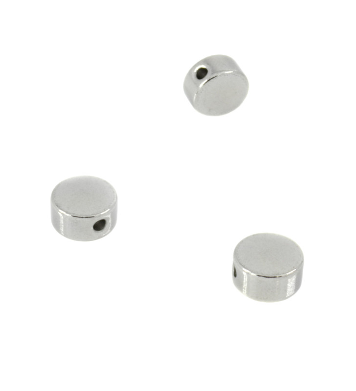 Ocelové korálky 8x4x1,6mm - 1Ks+B