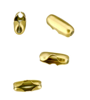 Gold Chain Connectors 6-9mm - 1Pc+P