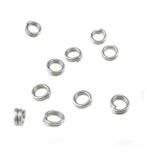 Dvojité spojovací kroužky 316L 5x0,5mm - 500ks