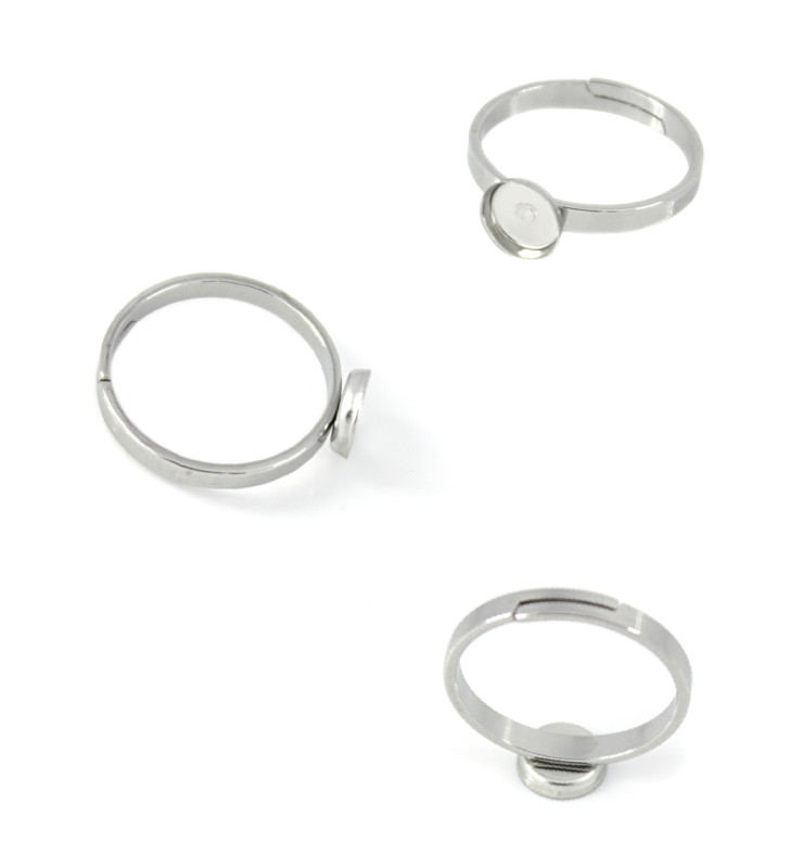 Finger Ring Setting 6mm - 1Pc