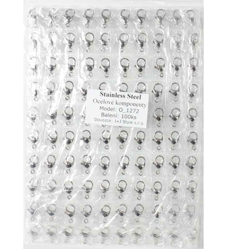 Karabinky z chirurgické oceli 316L 9-15mm