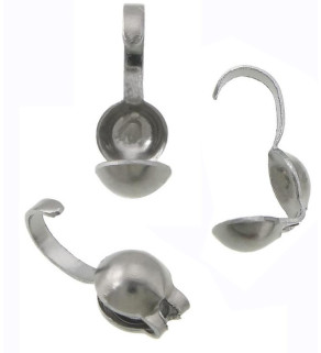 Ocelové kalotky 9x4mm-3mm - 1Ks+B