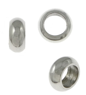 Rondelka 9x3,5-6mm Ocelová - 1Ks+B
