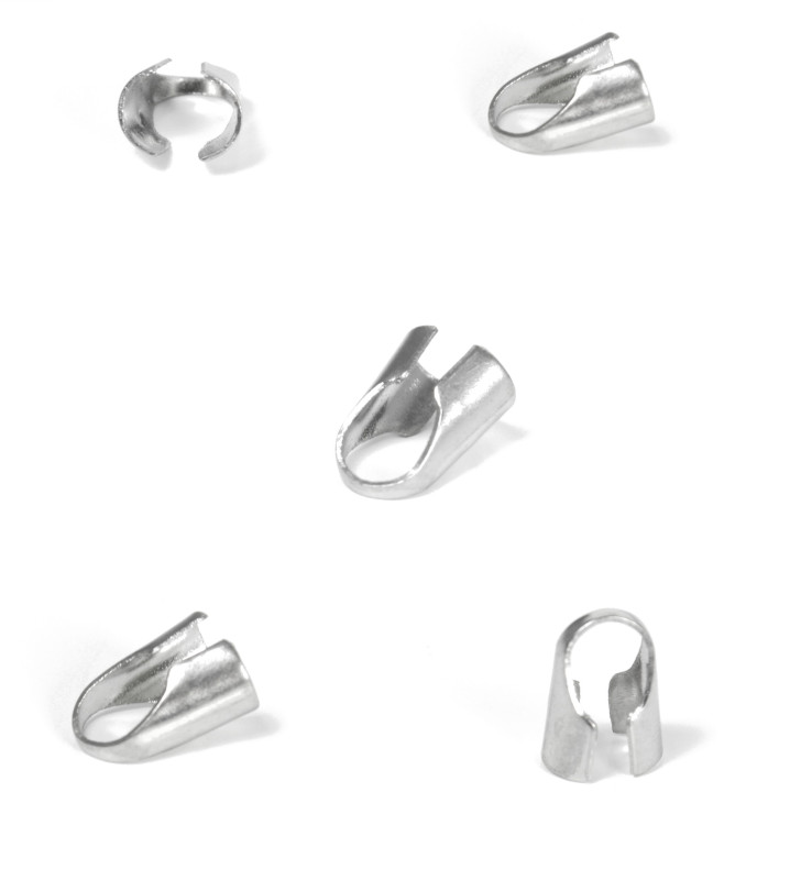 Ocelové koncovky kulaté - 1Ks