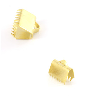 Stainless Ends 6-25mm Gold - 1Pcs