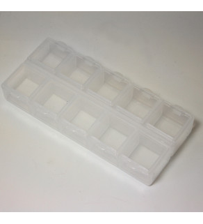 Plastic Jewelry Container 130x60x20mm