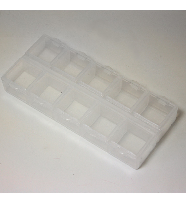 Plastic Jewelry Container 130x60x20mm