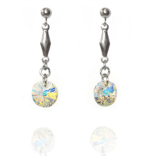 Náušnice s krystaly Preciosa Rivoli AB