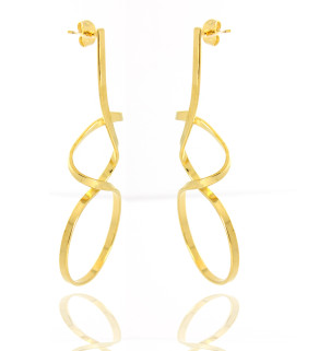 Dámské ocelové náušnice 7cm