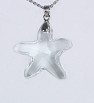 Přívěsek s čirým krystalem Hvězda